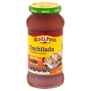 Meal Ingredients: Old El Paso Enchilada Sauce Mild 375g