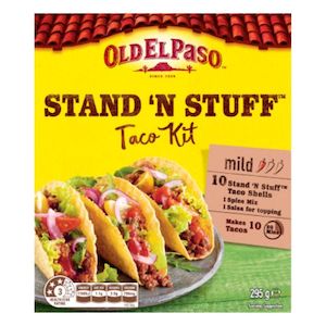 Old El Paso Mild Stand 'n Stuff Taco Kit 295g