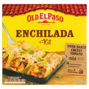 Meal Ingredients: Old El Paso Mild Enchilada Kit 520g