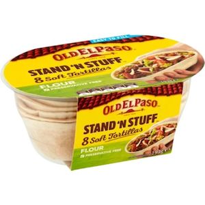 Old El Paso Stand 'N Stuff Soft Tortilla Boats 8pk