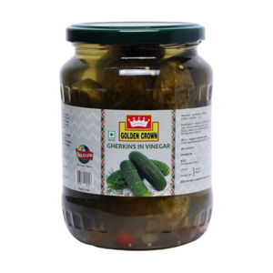 Golden Crown Gherkins In Vinegar