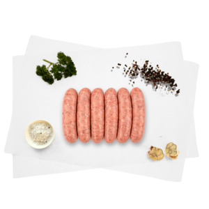 Meat Specials: Prime NZ Pork & Apple Sausages