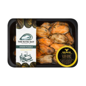 Seafood: The Kutai Guy Garlic Butter Smoked Mussels