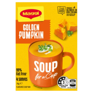 Meat Specials: Maggi Soup For A Cup Golden Pumpkin 4 Pack
