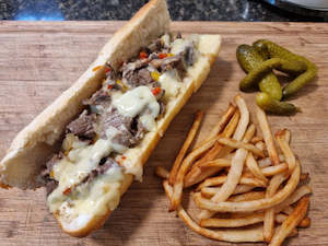 Recipes: Philly Cheesesteak sandwich