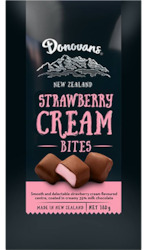 Chocolates: Strawberry & Cream BItes - Donovans 180g