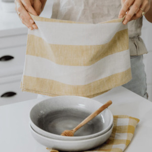 Seed Sprout: Hemp Tea Towel Set