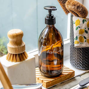 Amber Glass Labelled Bottles