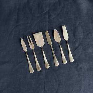 Soren Silver Cheese Knife Set