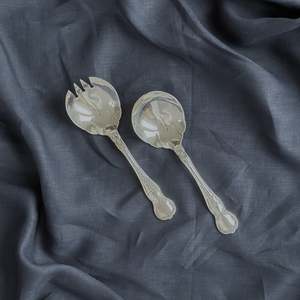 The Minimal Studio: Eira Silver Salad Servers