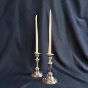Ines Silver Candlestick Pair