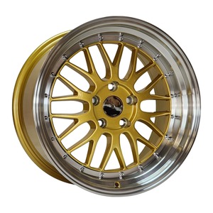 Wheels: MS04 - DARK GOLD/POLISHED LIP