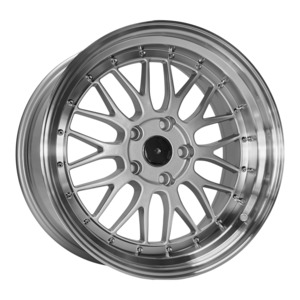 Wheels: MS04 - SILVER/POLISHED LIP