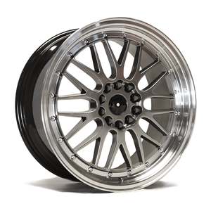 Wheels: MS04 - HYPER BLACK/POLISHED LIP