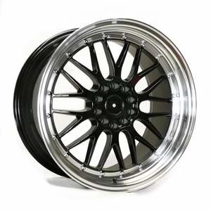 Wheels: MS04 - GLOSS BLACK/POLISHED LIP