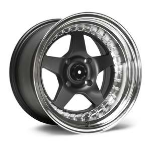 Wheels: RS01 - MATTE GUNMETAL/POLISHED LIP