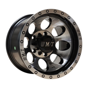 4wd Offroad Wheels 1: MS5096 -BLACK/MACHINED FACE