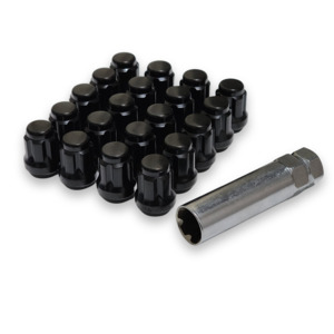 Wheel Nuts And Wheel Bolts: M14x1.5 Spline Drive Wheel Nuts 35mm - Black