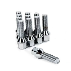 Wheel Bolts: Audi & Volkswagen Extended Wheel Bolts - M14X1.5 Chrome