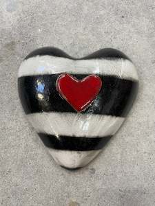 Small Hearts: Stripey heart