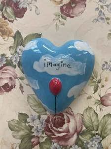 Small Hearts: Ceramic Imagine Heart