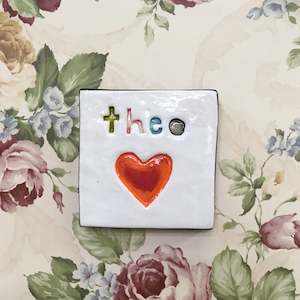 Square Tiles: Custom name tile (takes around 5 weeks to complete)