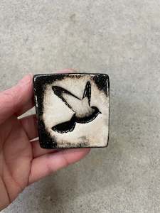 Cubes: Bird Ceramic Cube