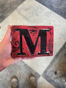 Ceramic Letters: Letter M ceramic tile