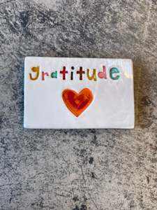 Gratitude Ceramic tile