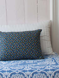 All: Medium Cushion | Blue Flowers