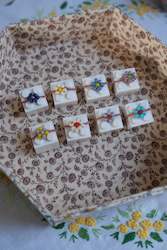 Hair Bows: Beaded Flower Ring #2