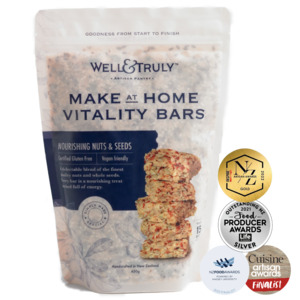 Frontpage: Make at Home Vitality Bars 450g