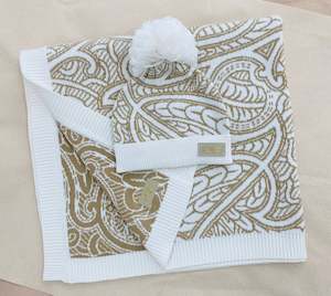 Organic Knit Blanket Set