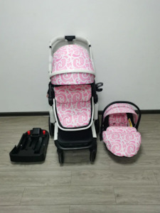 Pram Sets Accessories: Pram, Capsule & ISOFIX Base Pink NEW Preorder up