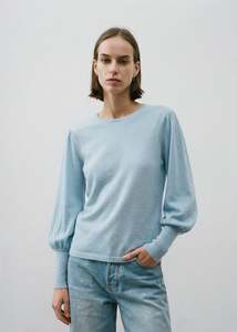 071 Always Bell Sleeve – Pale Blue