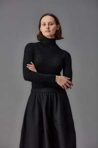 Merino Slatch Skivvy – Black