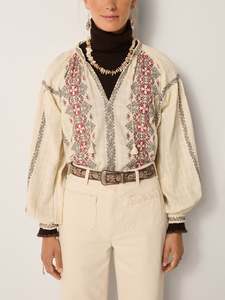 Tops: Virginia Blouse – Ecru