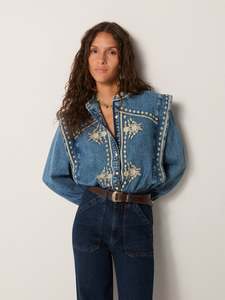 Tops: Narciso Blouse – Light Blue Denim