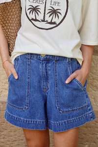 Weekender Short – Fresh Indigo (last size)