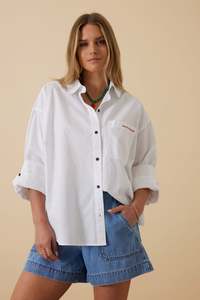 Casual: Miya Shirt – White (last size)