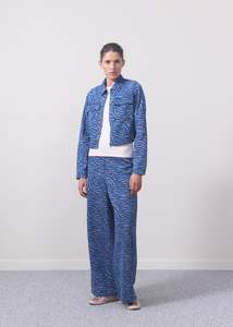 Denim: Mase MD Print Pants – Blue Zebra