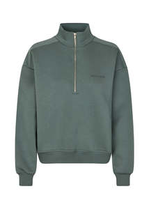 Lounge And Sleepwear: Tia MD T Neck Sweater – Balsam Green