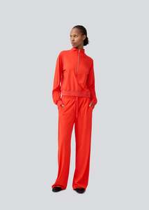 Lounge And Sleepwear: Marietta MD Pants – Fire Red