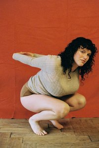 Knitwear: Merino Tulle Crew – Oatmeal