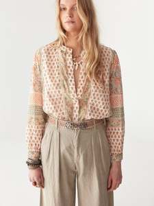 Vera Blouse – Light Forest Cream