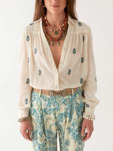 Dylan Blouse – Cachemira Ivory