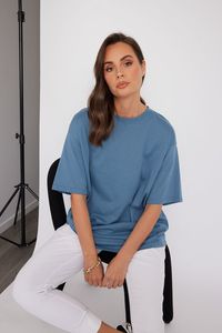 Alexandra: Nix T-Shirt – Dusty Blue