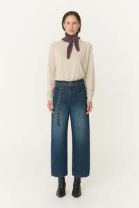 Heritage Barrel Leg Jeans – Classic Indigo