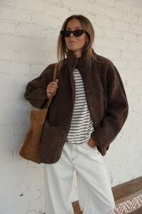Teddy Jacket  – Chocolate