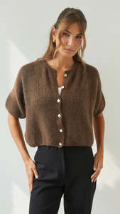 Emme Cardigan – Espresso